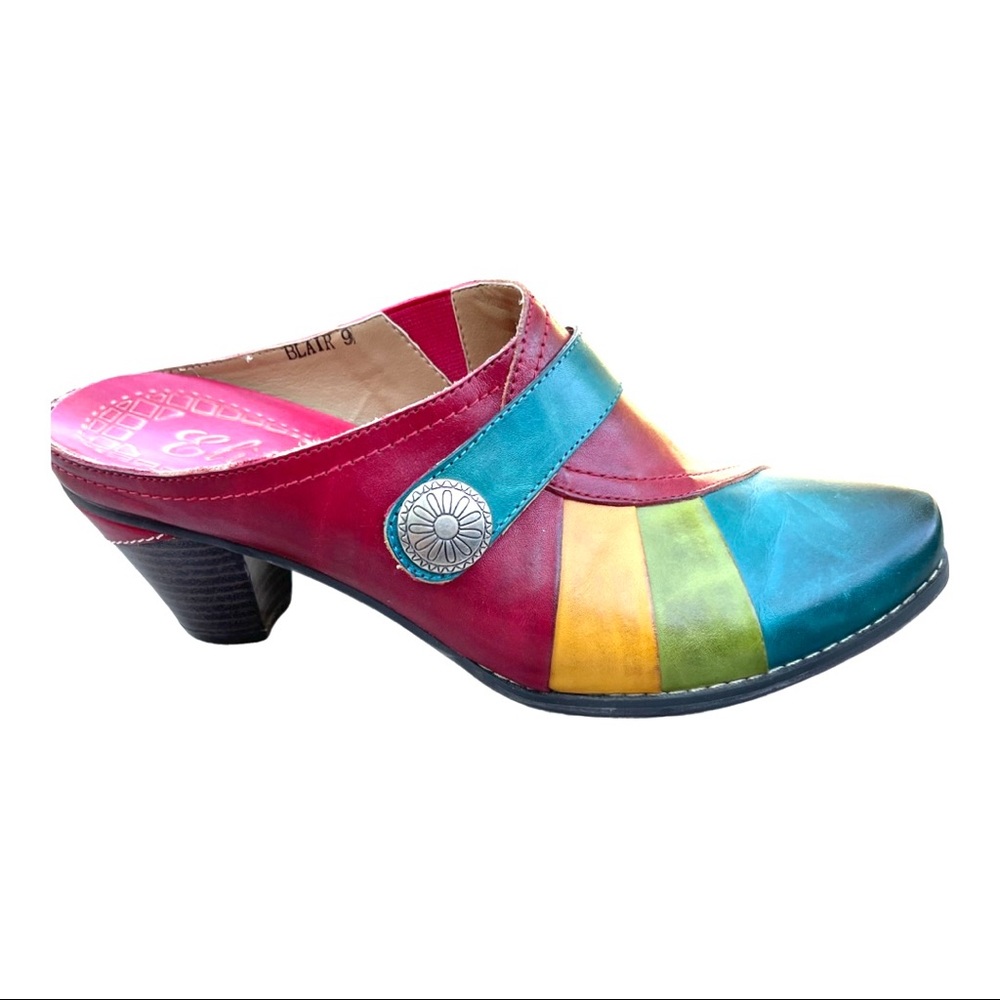 Corky Elite Color Block Slide On Mules. Size 9. S… - image 5